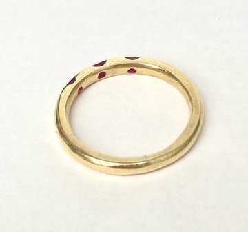 真鍮製イミテーションストーンリング