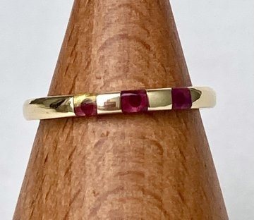 真鍮製イミテーションストーンリング