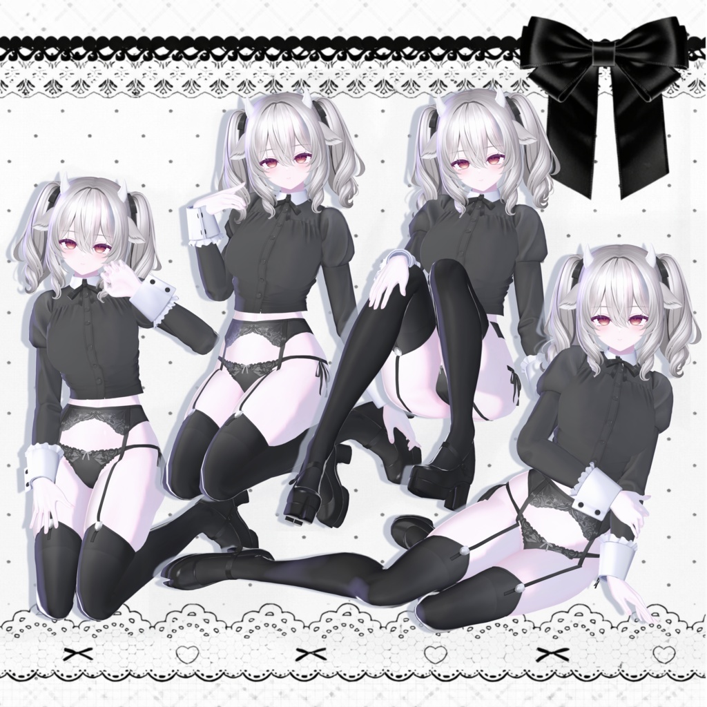 Onyx pose Set1 30種類 🐈⬛ #Onyxx_