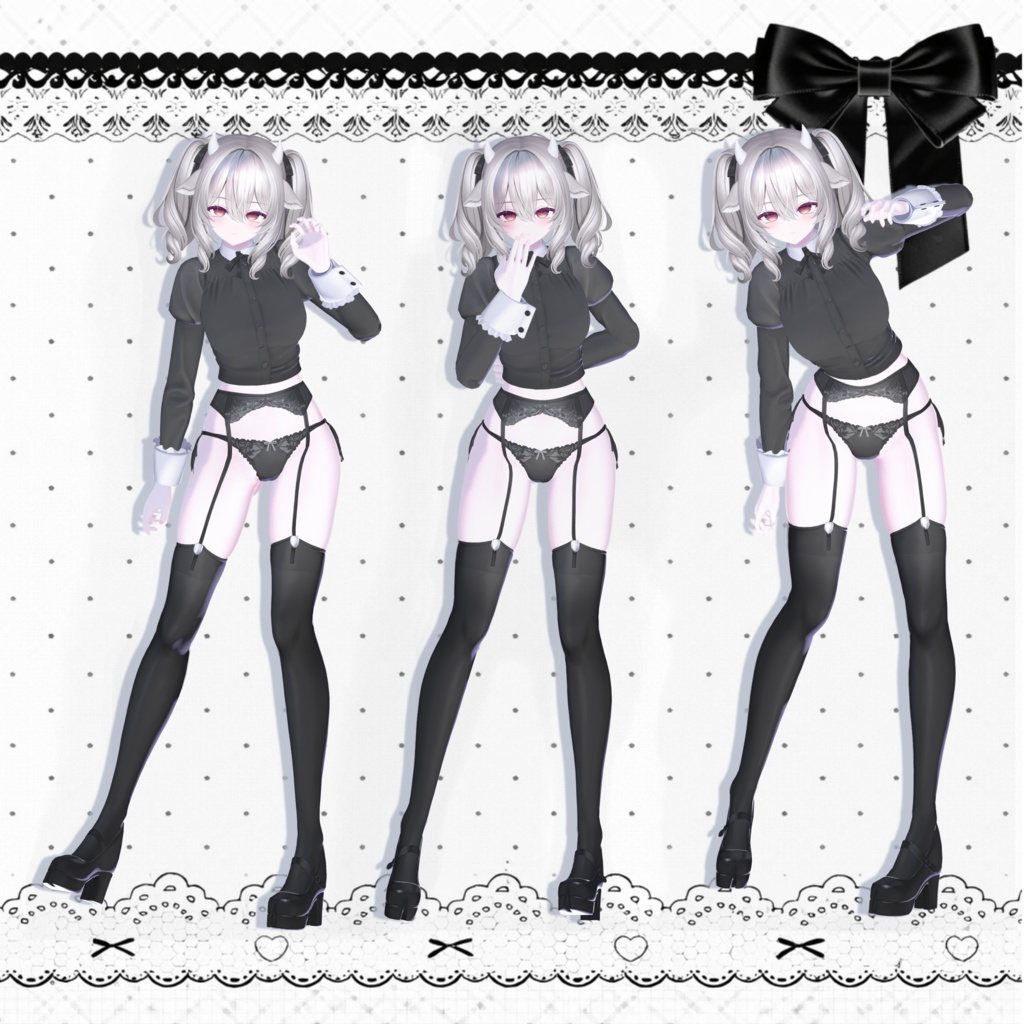 Onyx pose Set1 30種類 🐈⬛ #Onyxx_