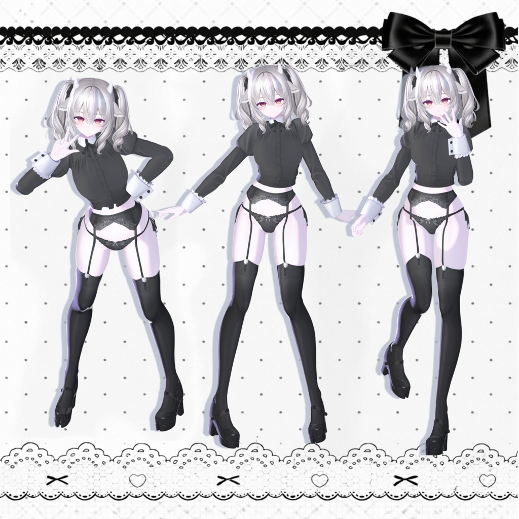 Onyx pose Set1 30種類 🐈⬛ #Onyxx_