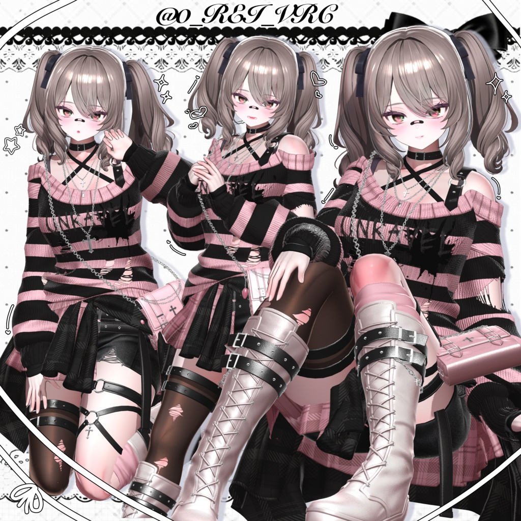 Onyx pose Set1 30種類 🐈⬛ #Onyxx_