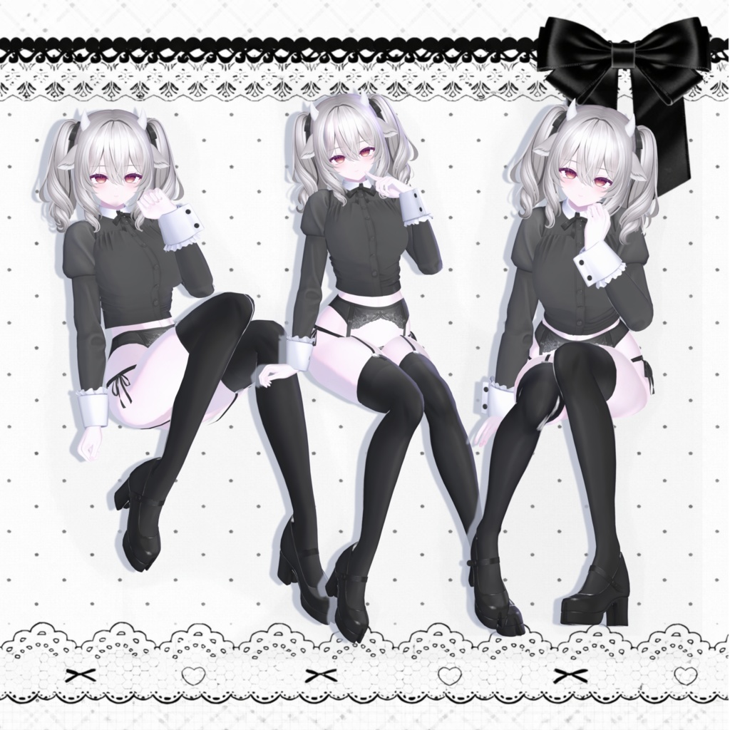 Onyx pose Set1 30種類 🐈⬛ #Onyxx_
