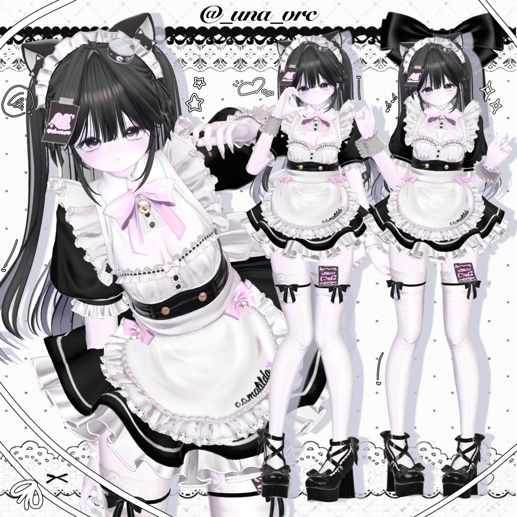 Onyx pose Set1 30種類 🐈⬛ #Onyxx_