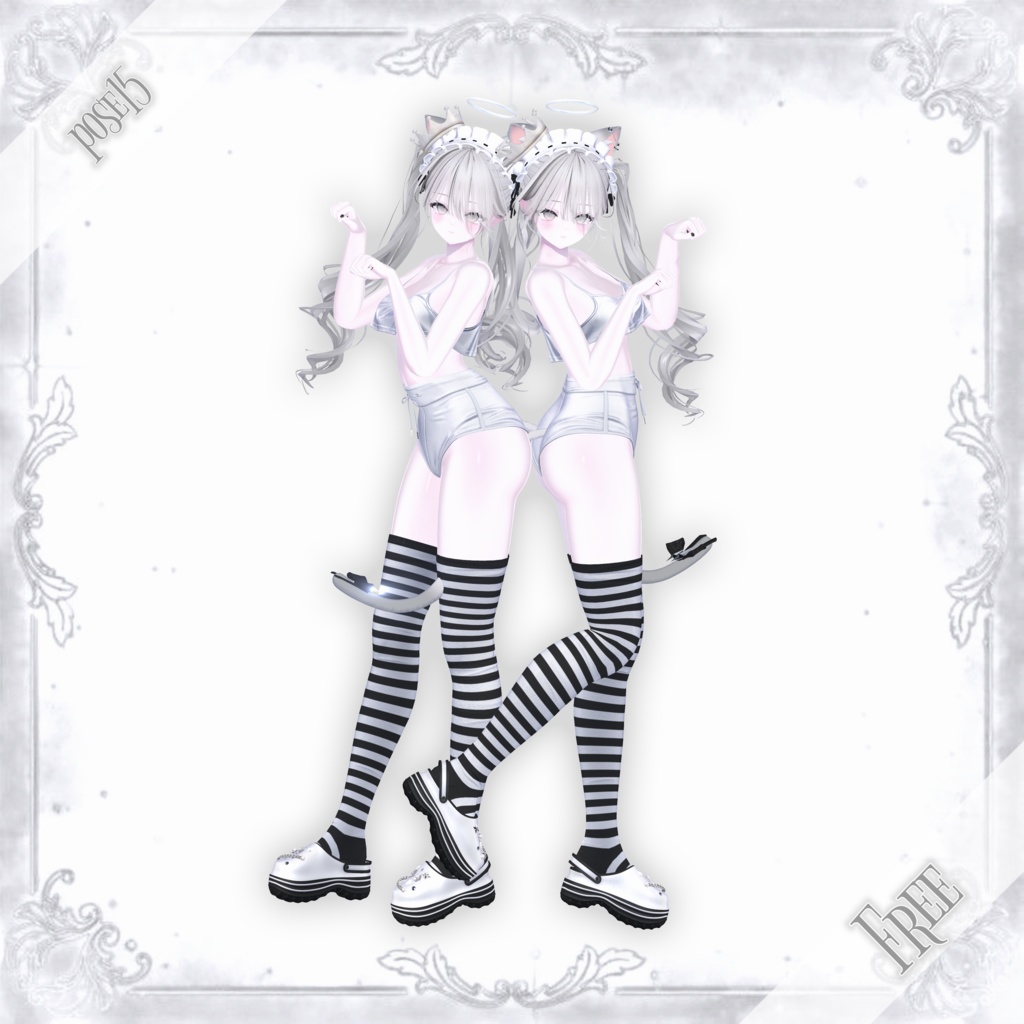 【Freeあり】Onyx duo pose Set2 30種類🐈⬛#Onyxx_