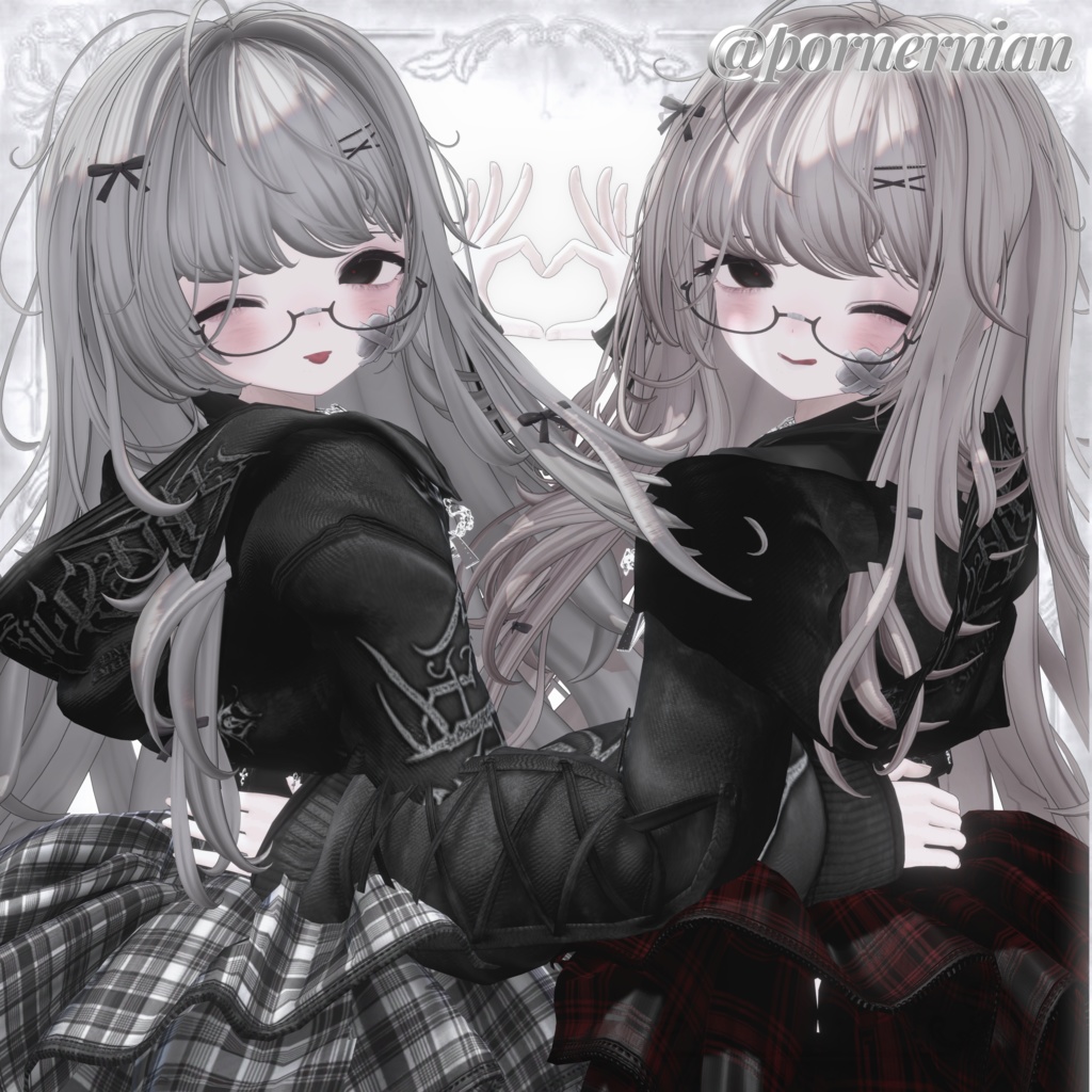 【Freeあり】Onyx duo pose Set2 30種類🐈⬛#Onyxx_