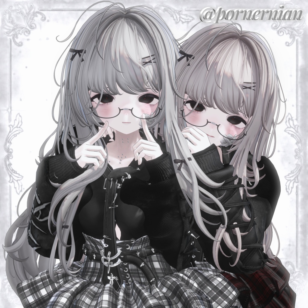 【Freeあり】Onyx duo pose Set2 30種類🐈⬛#Onyxx_