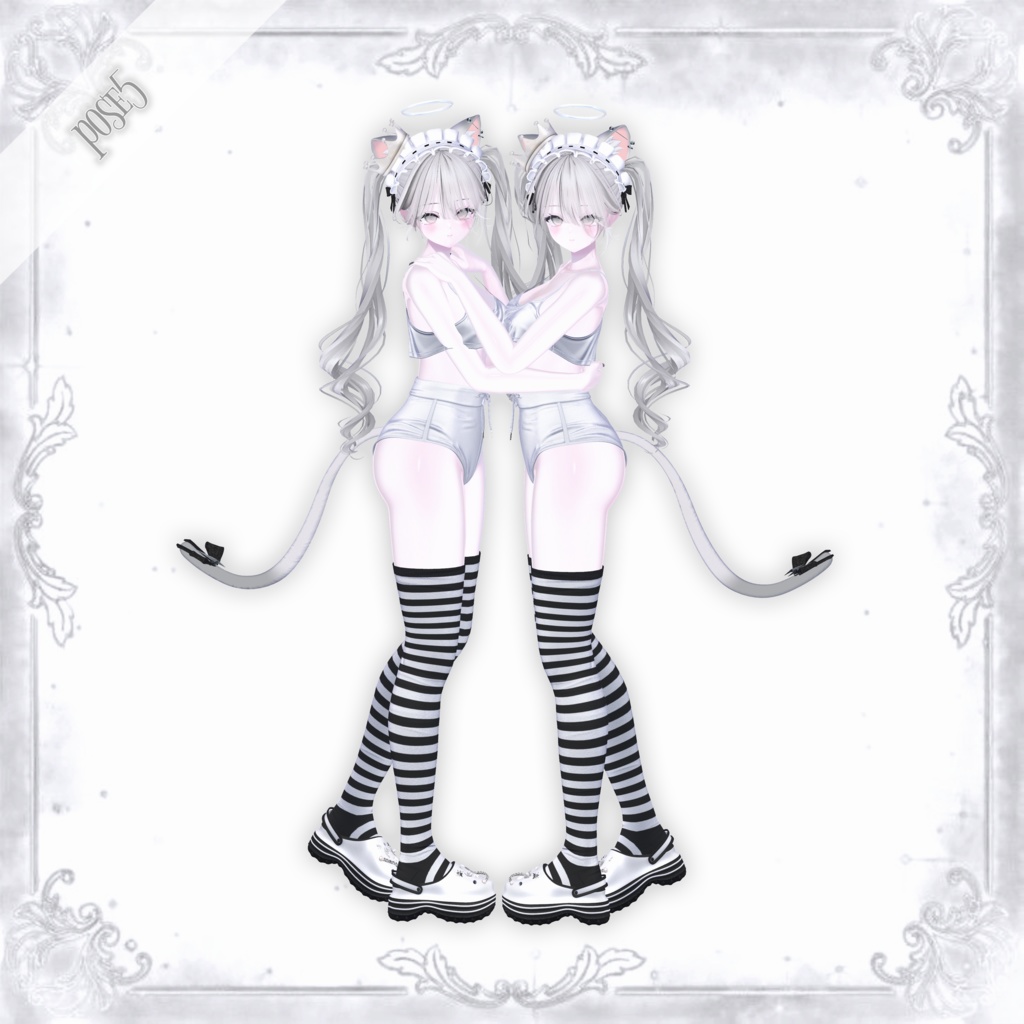 【Freeあり】Onyx duo pose Set2 30種類🐈⬛#Onyxx_