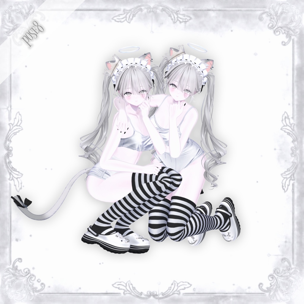 【Freeあり】Onyx duo pose Set2 30種類🐈⬛#Onyxx_