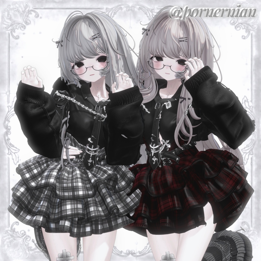 【Freeあり】Onyx duo pose Set2 30種類🐈⬛#Onyxx_