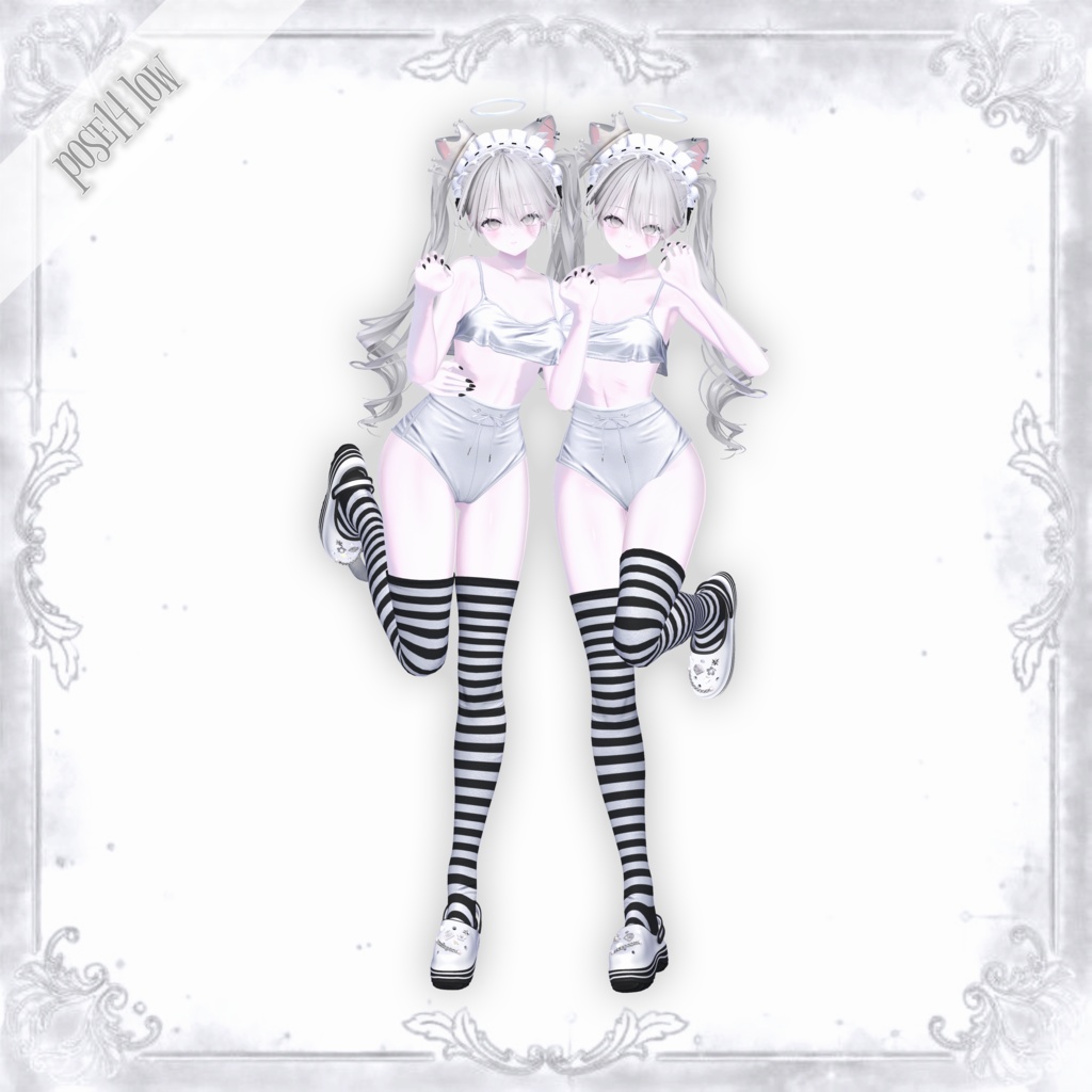 【Freeあり】Onyx duo pose Set2 30種類🐈⬛#Onyxx_