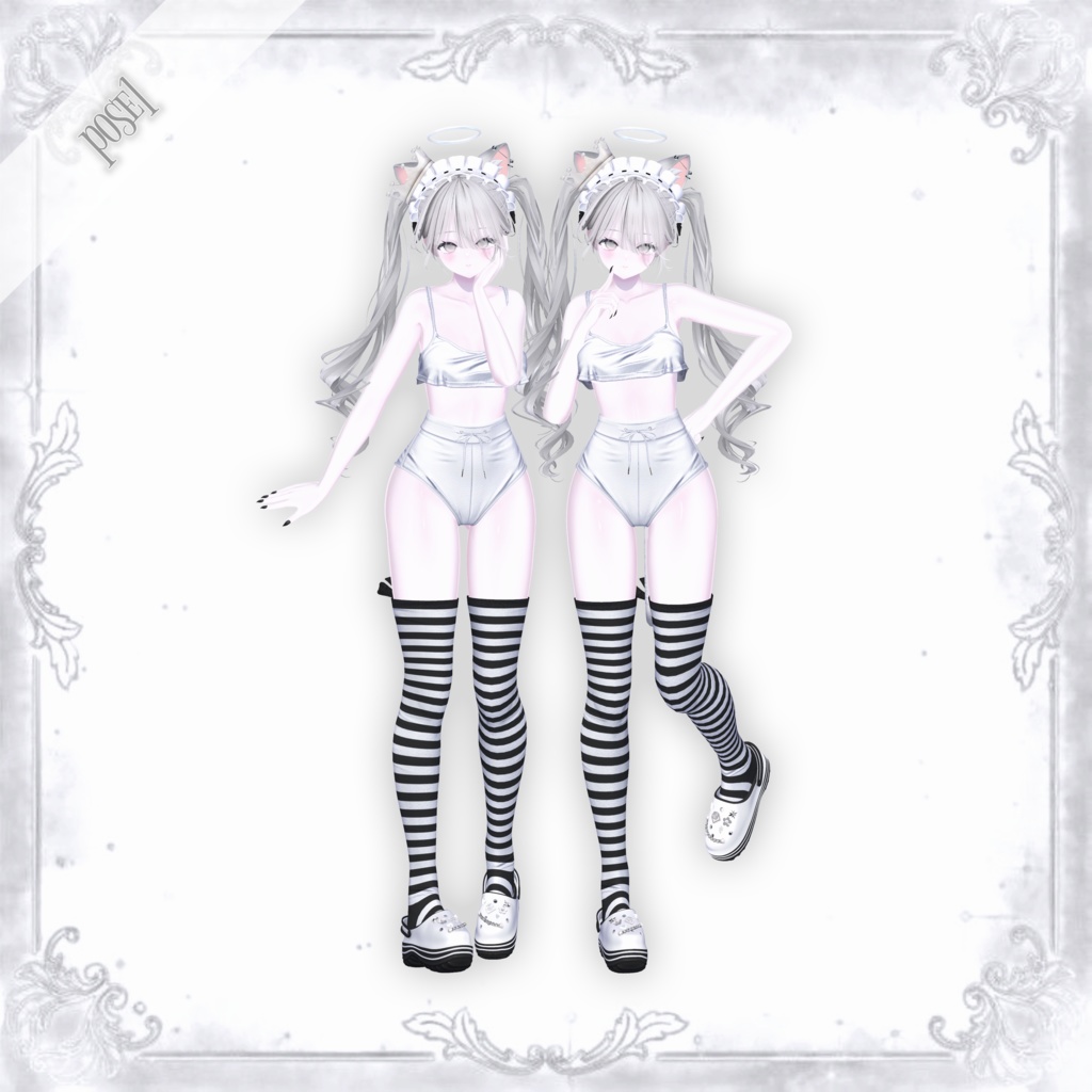 【Freeあり】Onyx duo pose Set2 30種類🐈⬛#Onyxx_