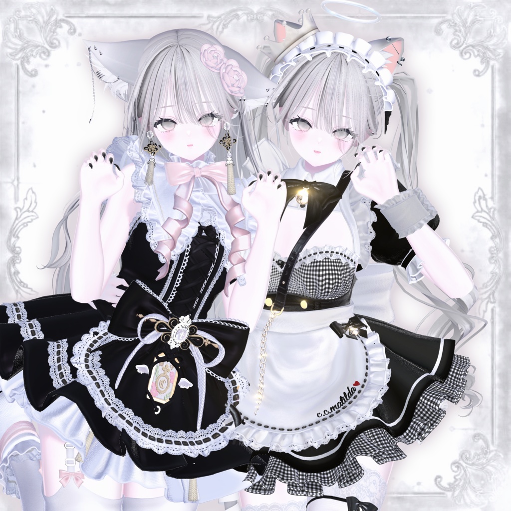 【Freeあり】Onyx duo pose Set2 30種類🐈⬛#Onyxx_