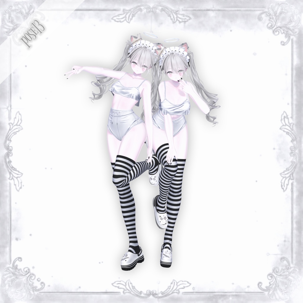 【Freeあり】Onyx duo pose Set2 30種類🐈⬛#Onyxx_