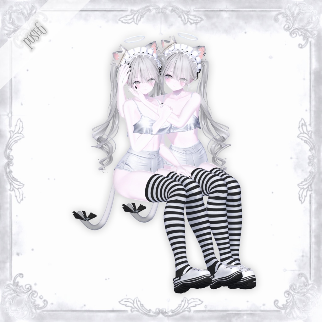 【Freeあり】Onyx duo pose Set2 30種類🐈⬛#Onyxx_