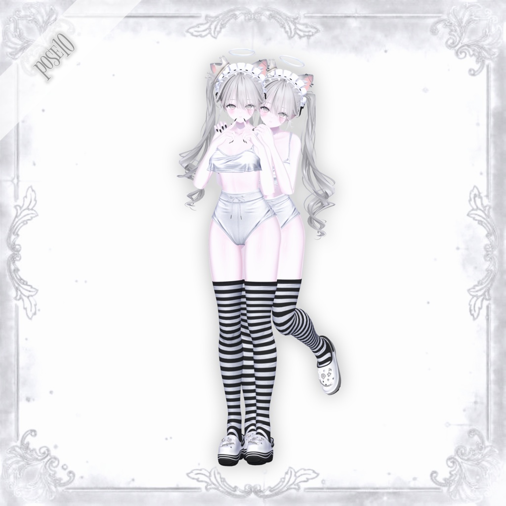 【Freeあり】Onyx duo pose Set2 30種類🐈⬛#Onyxx_