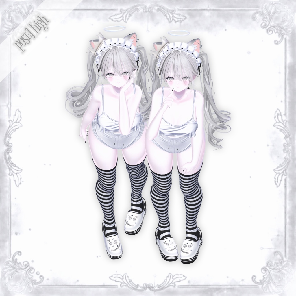 【Freeあり】Onyx duo pose Set2 30種類🐈⬛#Onyxx_