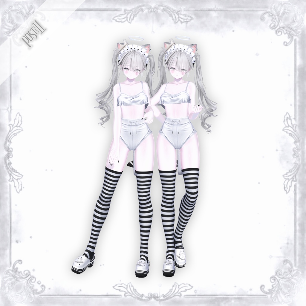 【Freeあり】Onyx duo pose Set2 30種類🐈⬛#Onyxx_