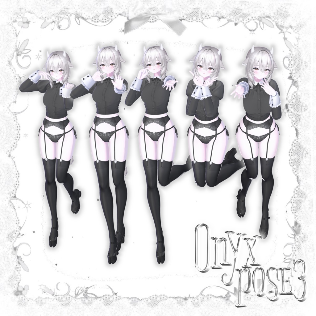 Onyx pose Set3 20種類🐈⬛