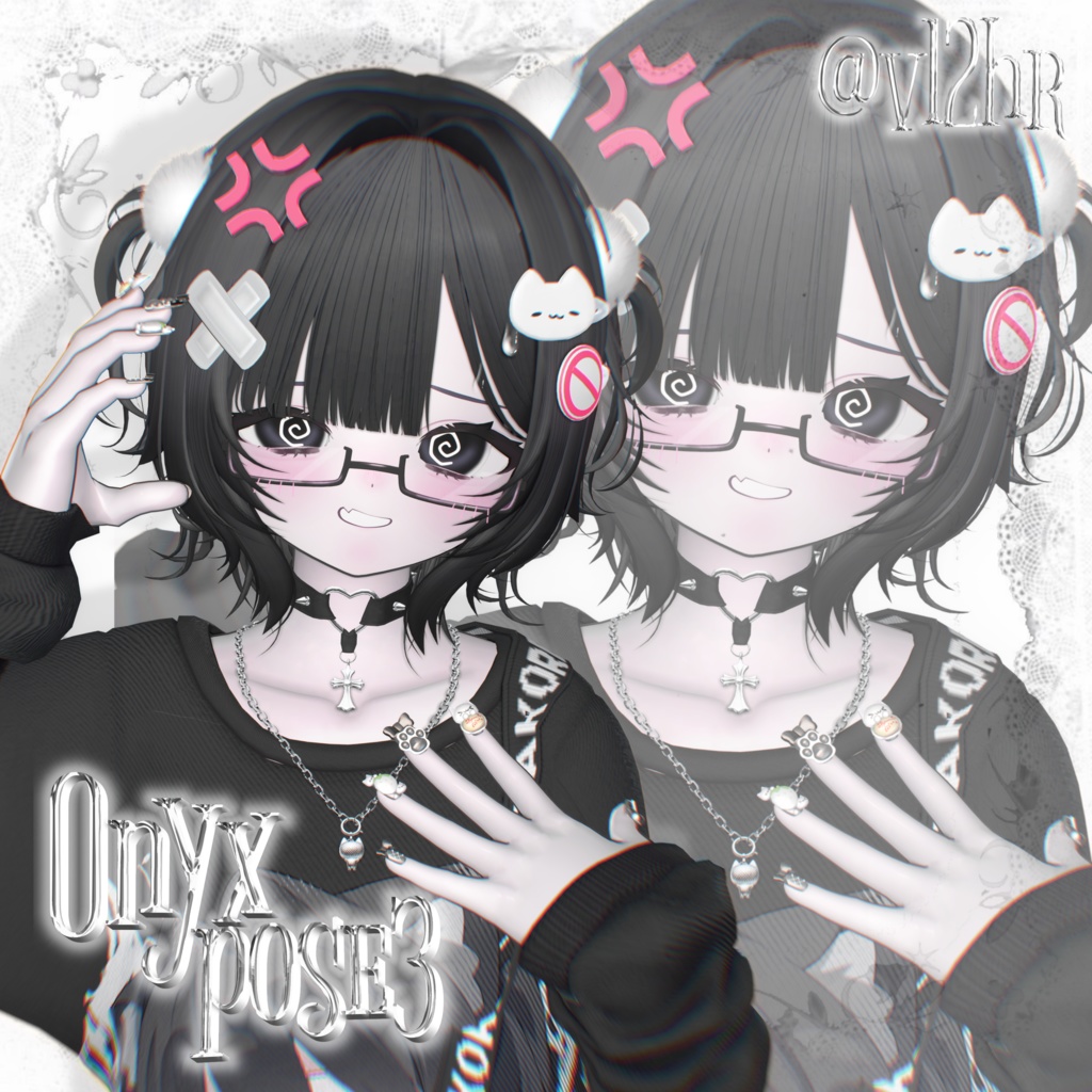 Onyx pose Set3 20種類🐈⬛