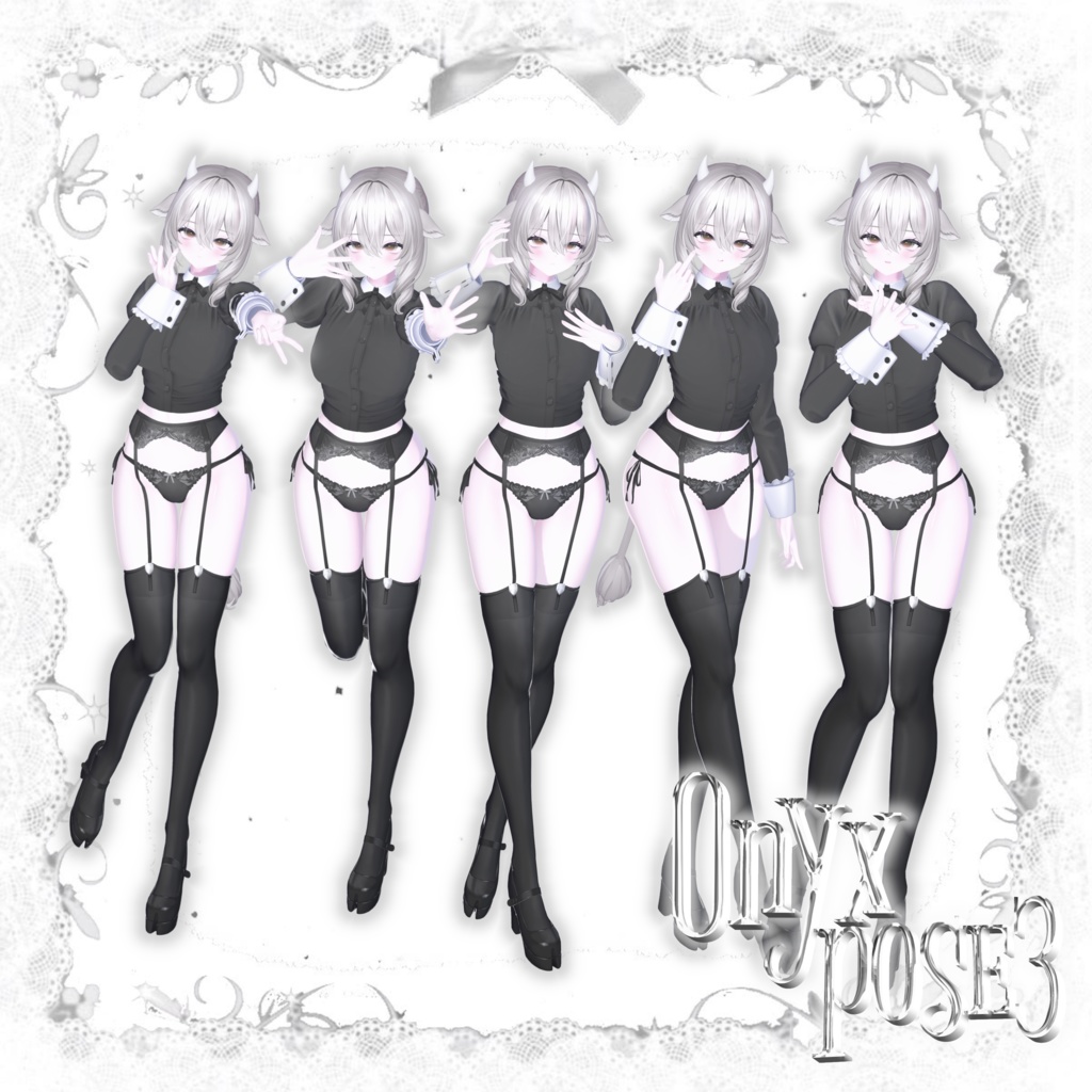 Onyx pose Set3 20種類🐈⬛