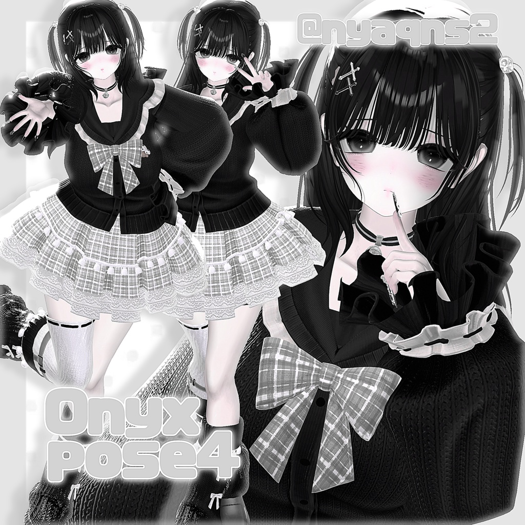 Onyx pose Set4 20種類🐈⬛