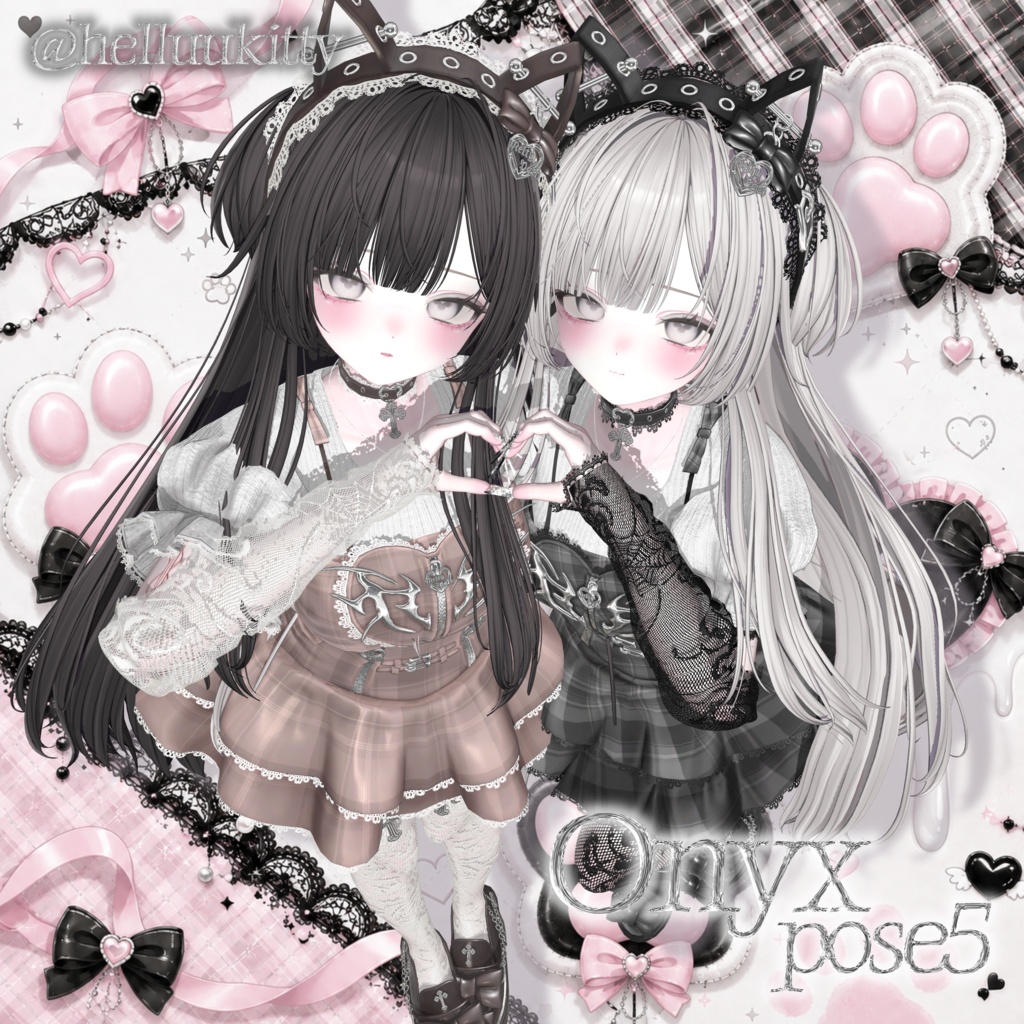 Onyx pose Set5 39種類 Duo pose Set🐈⬛