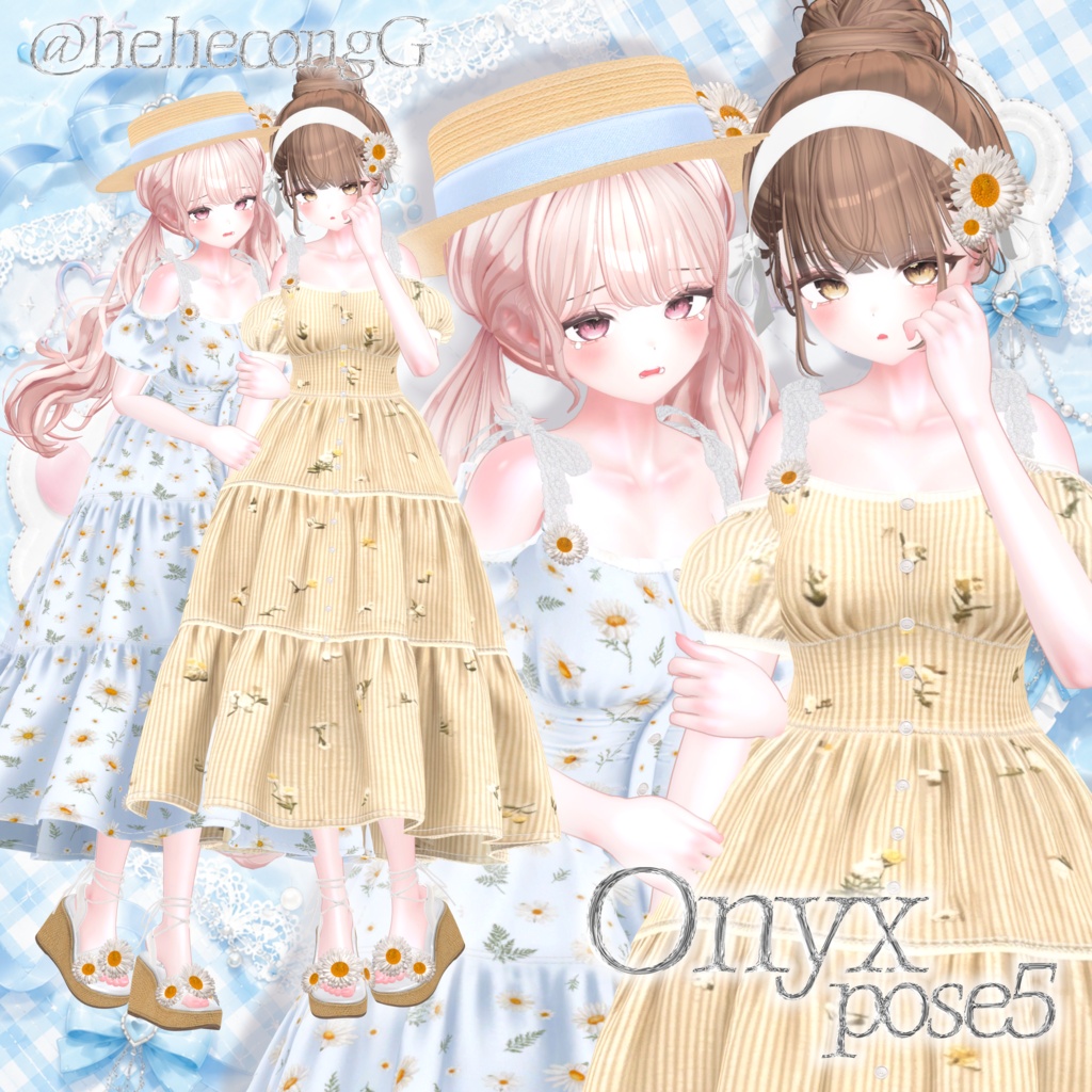 Onyx pose Set5 39種類 Duo pose Set🐈⬛