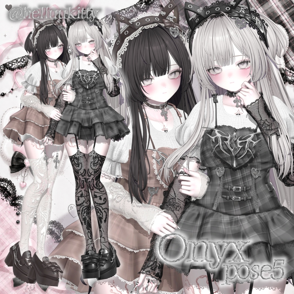 Onyx pose Set5 39種類 Duo pose Set🐈⬛
