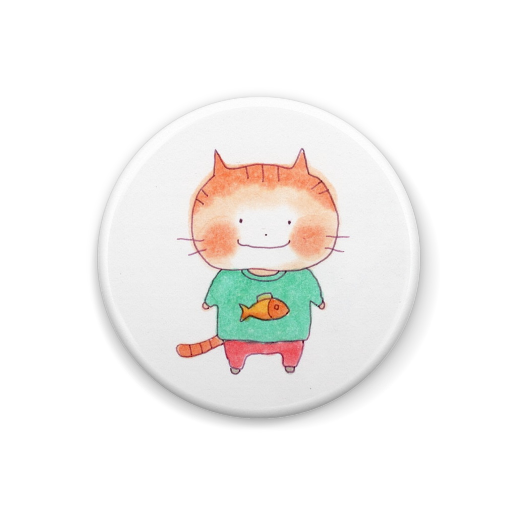 缶バッジ　さかなくん