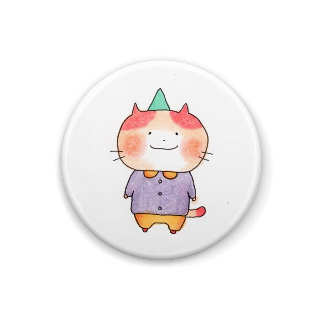 缶バッジ　まほうさん