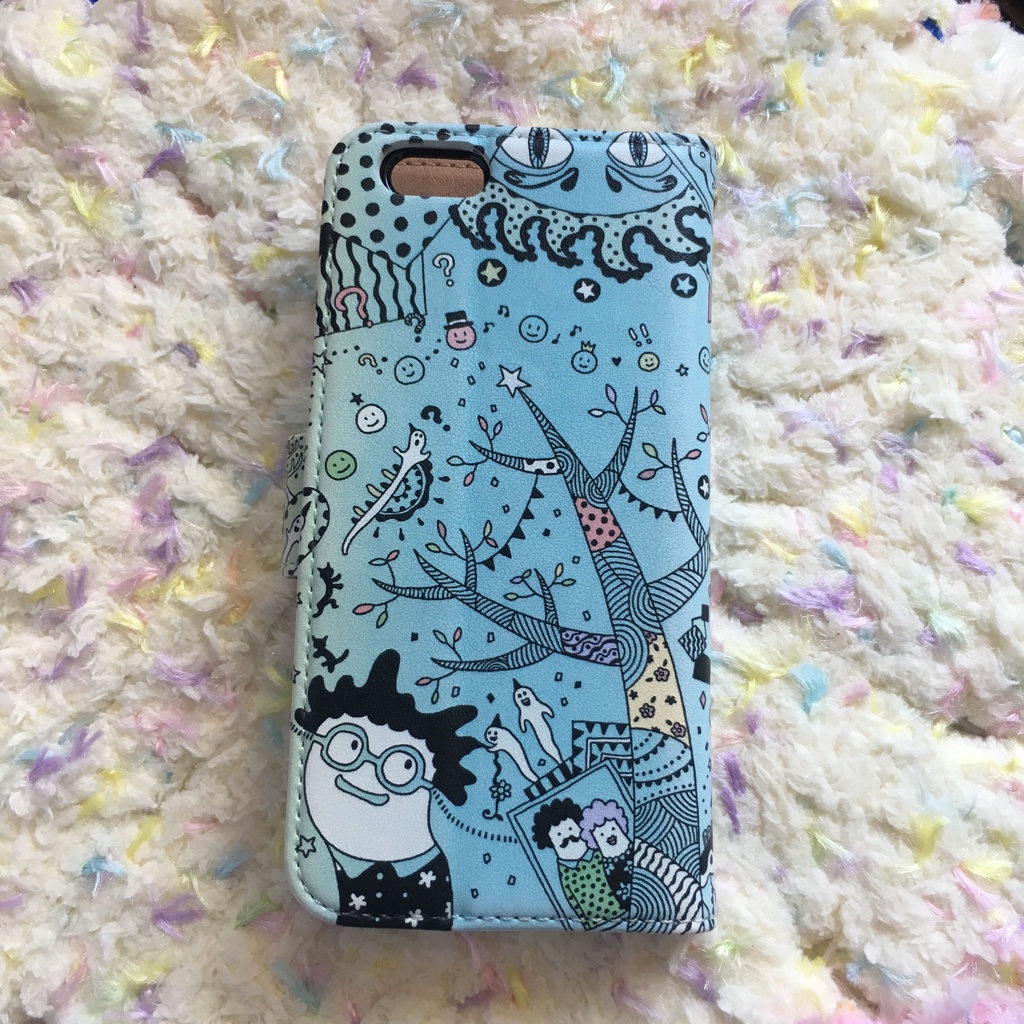 スキ!グラデーション 手帳型Androidケース