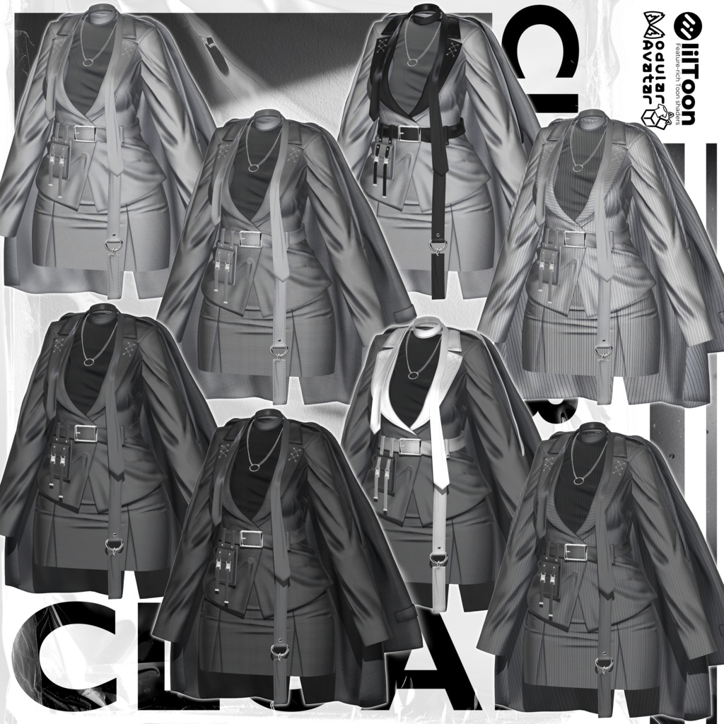 Cipher Cloak-『サイパークロック』【16アバター対応】