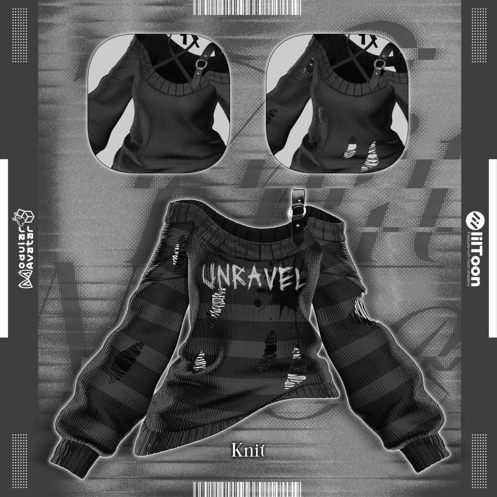 🔥【1日限定✨破格セール】Knit_Noise【18アバター対応】🔥