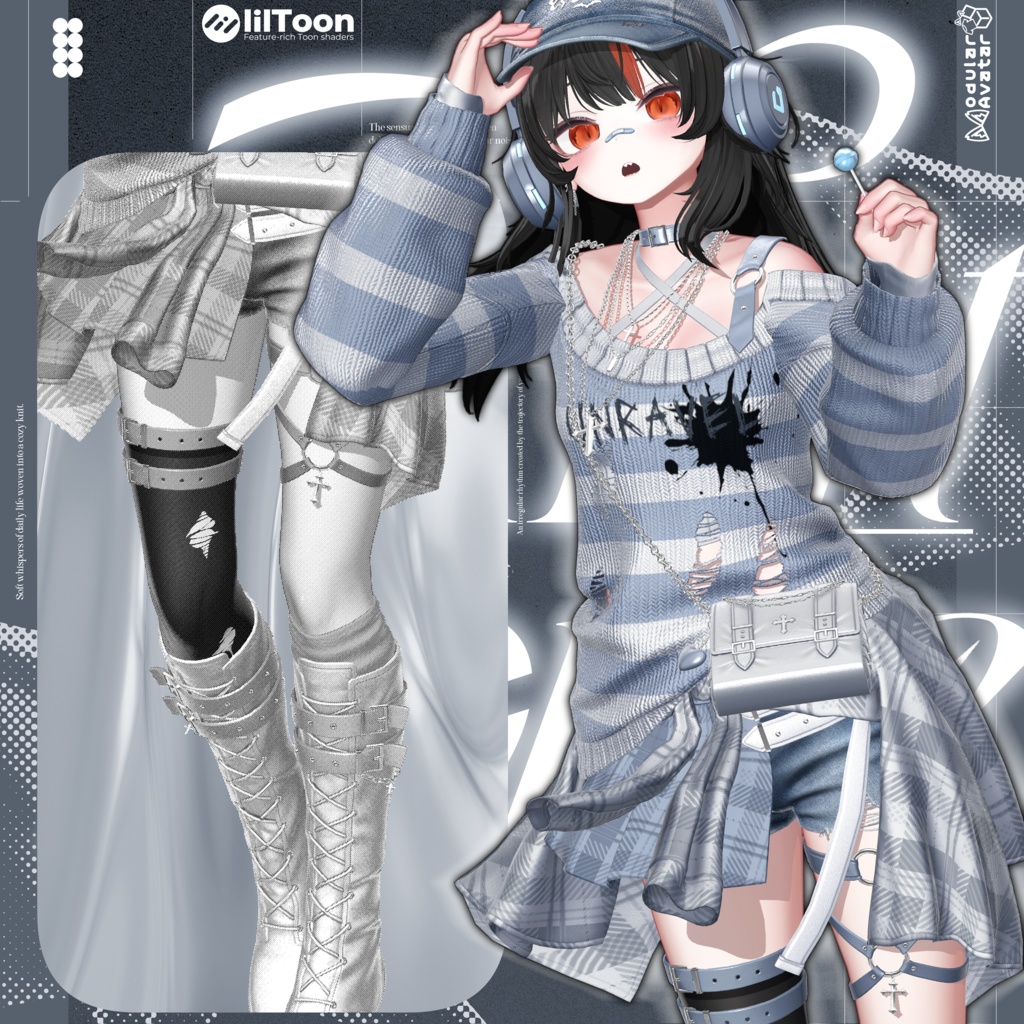 🔥【1日限定✨破格セール】Knit_Noise【18アバター対応】🔥