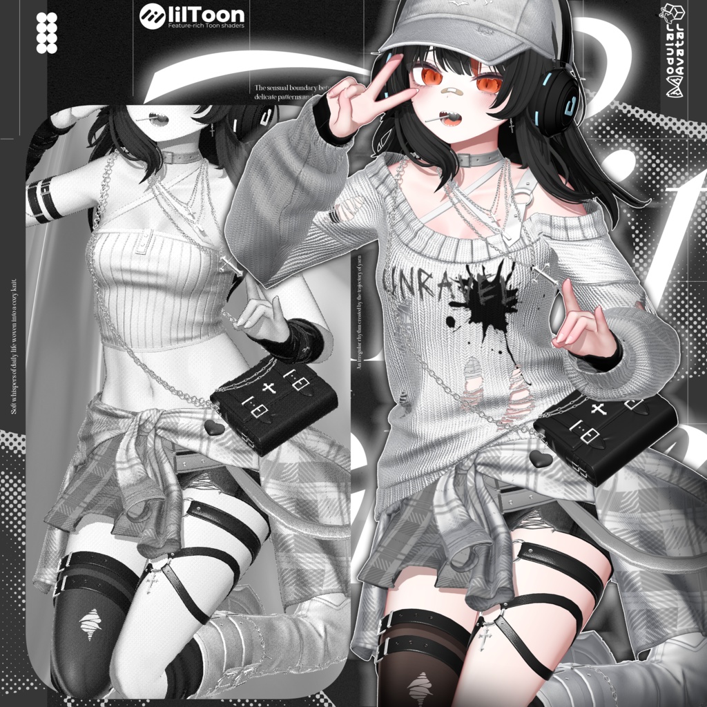 🔥【1日限定✨破格セール】Knit_Noise【18アバター対応】🔥