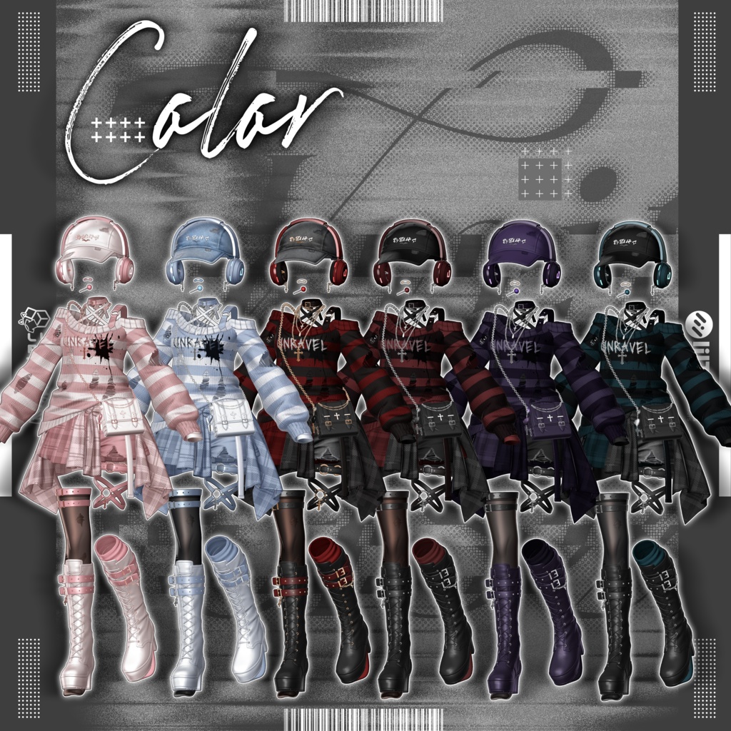 🔥【1日限定✨破格セール】Knit_Noise【18アバター対応】🔥