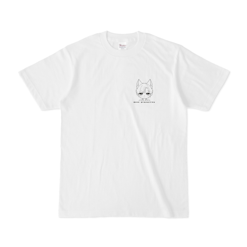 ワンポイントTシャツ-狐宵狐珀-