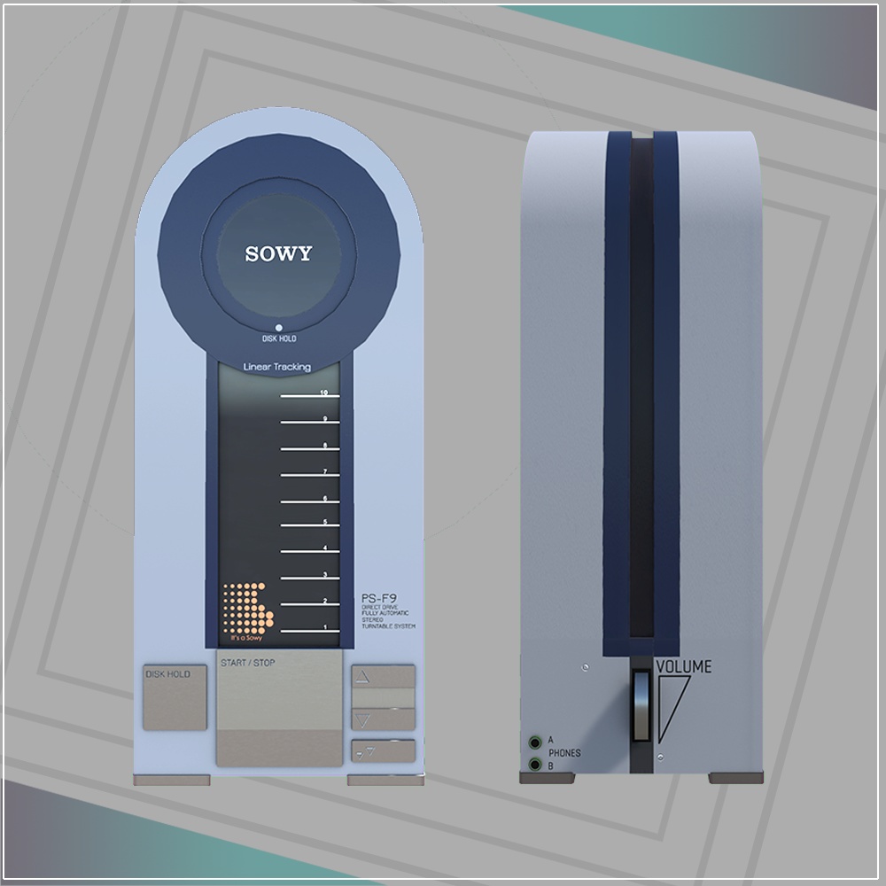 VRChat PS-F9 Turntable