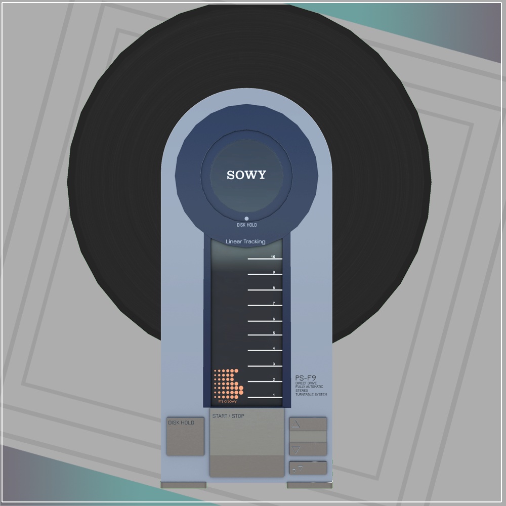 VRChat PS-F9 Turntable