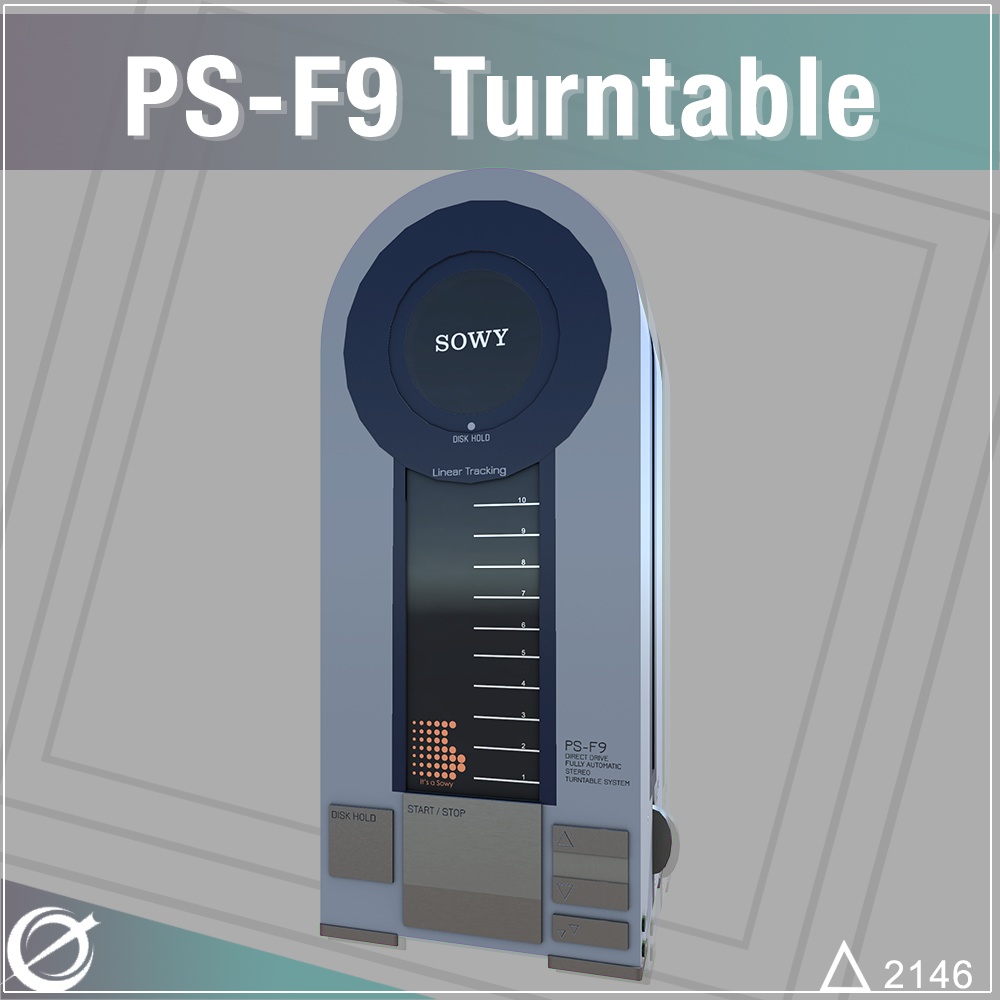 VRChat PS-F9 Turntable