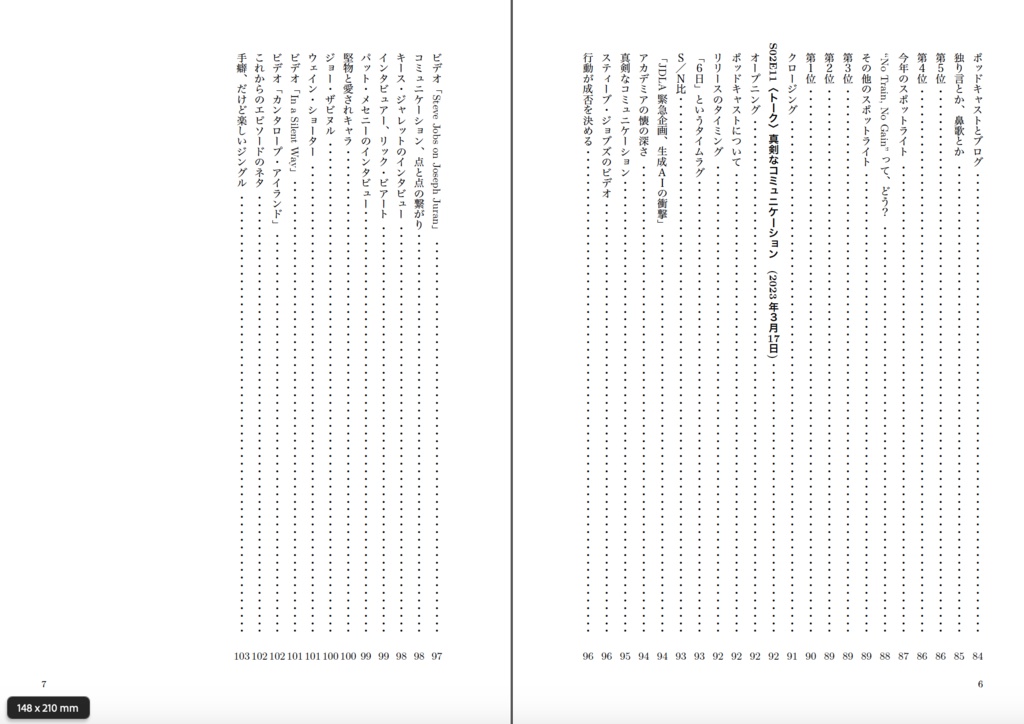 エッセイ 音楽と数理 ポッドキャストは自由にする(補)第一部トーク