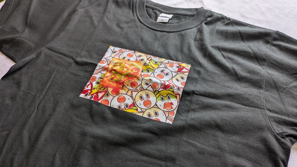 ぴざぱんくれいじーシャツ