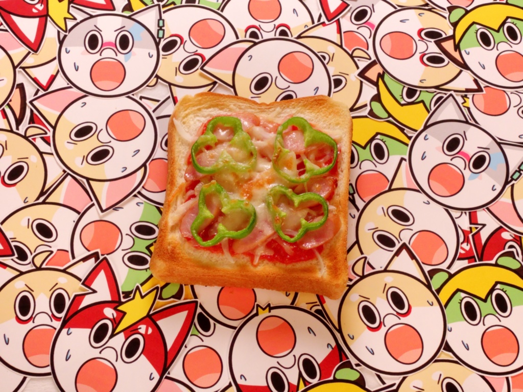 ぴざぱんくれいじービッグシルエットパーカー