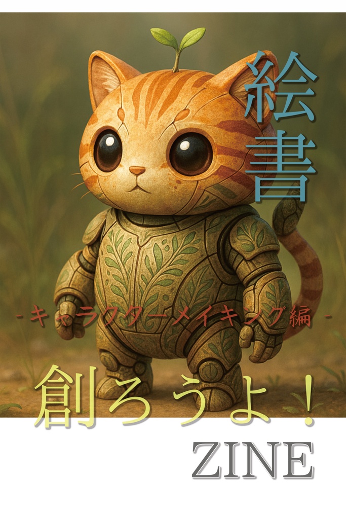 🌱【3冊セット】絵書創ろうよ!ZINE|生成AI創作・キャラクターメイキング・出版