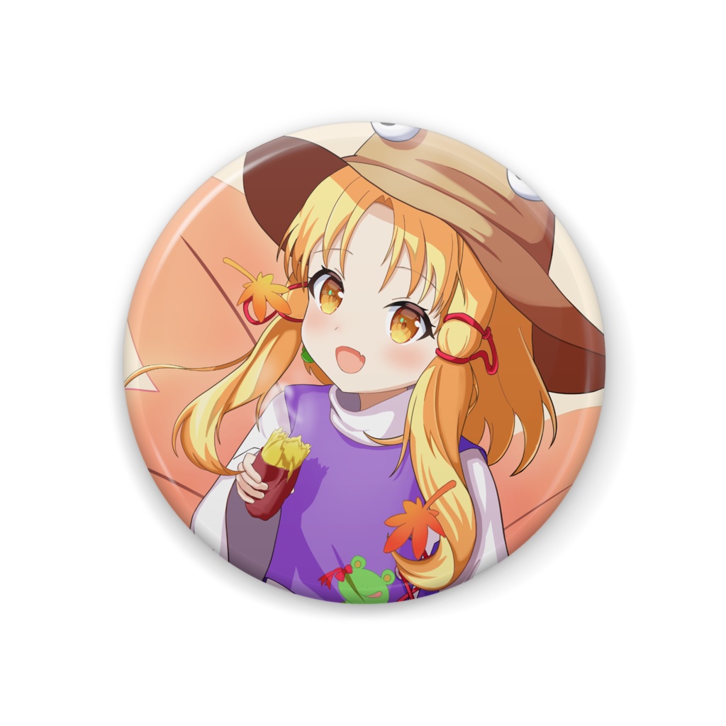 洩矢諏訪子 缶バッチ/ 東方project