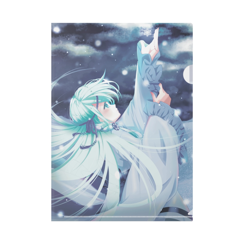 雪六花クリアファイルA4サイズ