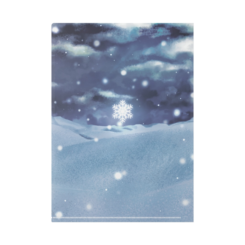 雪六花クリアファイルA4サイズ