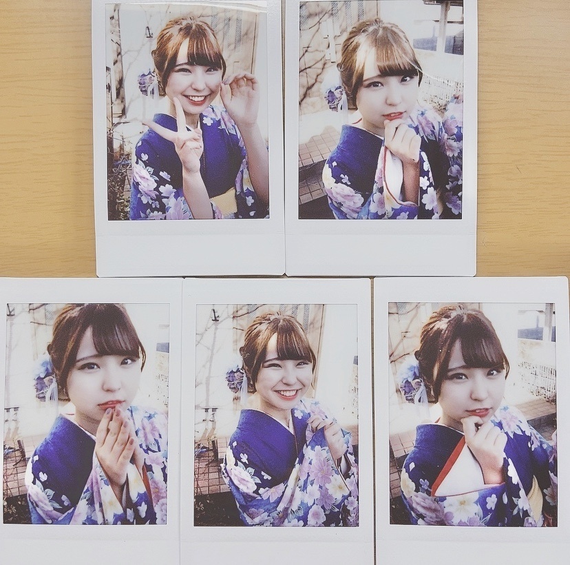 ばら着物チェキ(限定5枚)