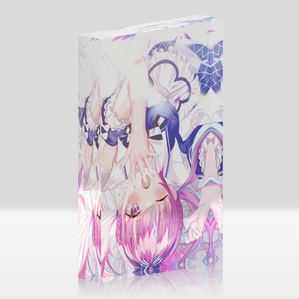 寝そべりあくたん アクリルブロック